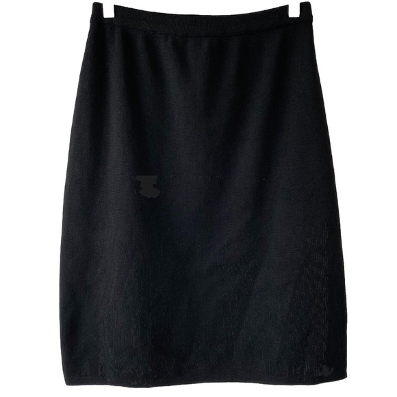 Takashimaya 100% Extra Fine Merino Wool skirt Made In Italy Size 44 Us Size 8 - Picture 1 of 12